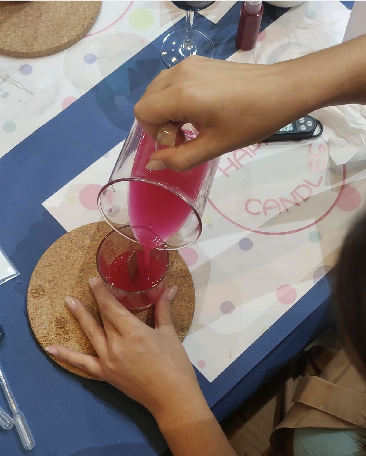 Taller de velas aromáticas