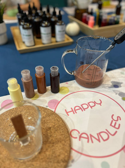 Taller de velas aromáticas