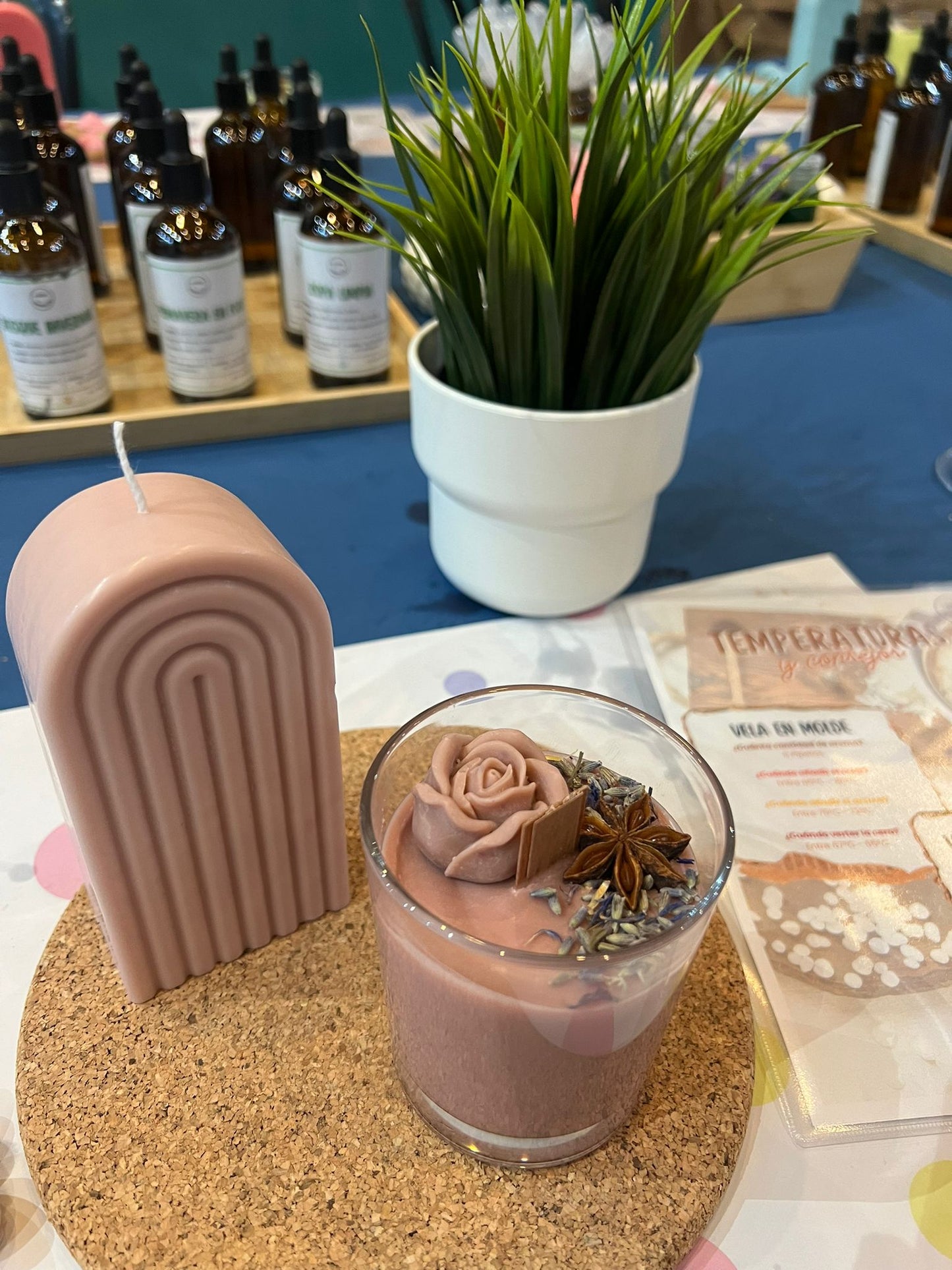 Taller de velas aromáticas