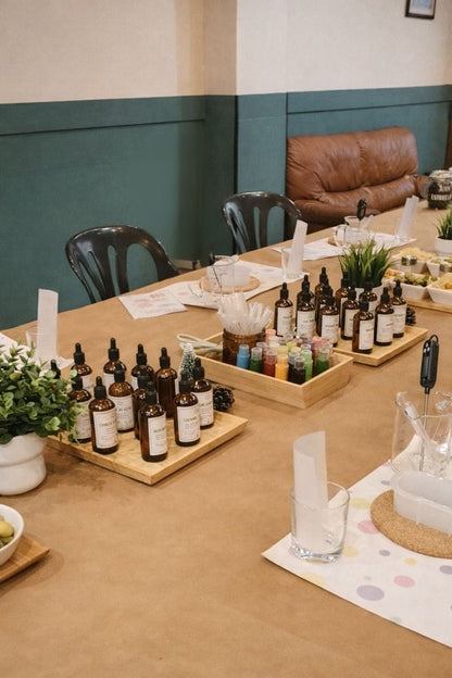 Taller de velas aromáticas